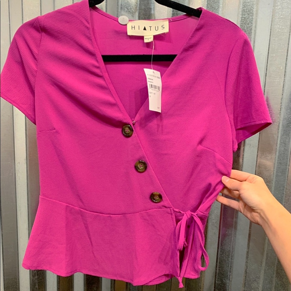 Nordstrom Hiatus Magenta Top